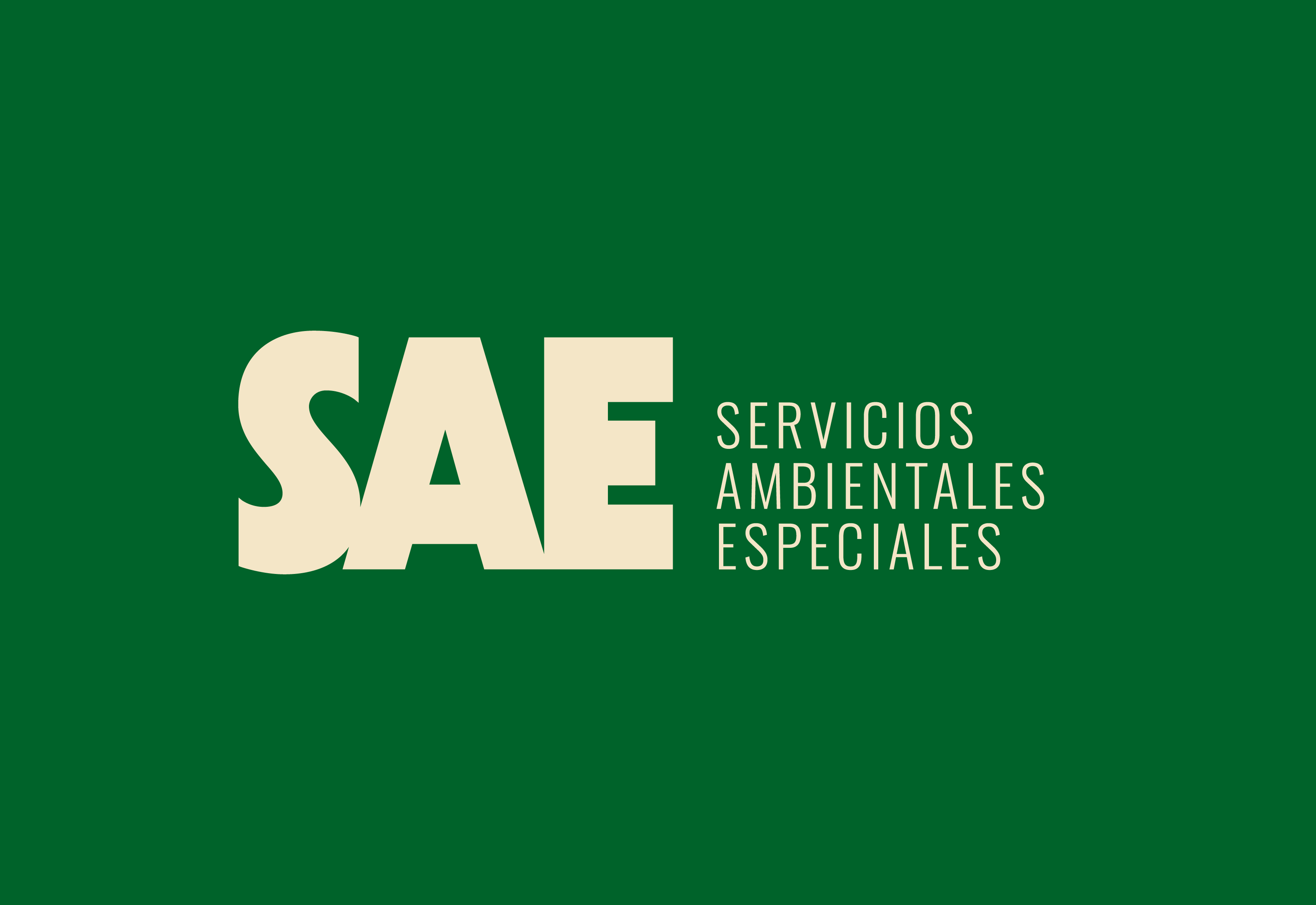 SAE - Servicios Ambientales Especiales